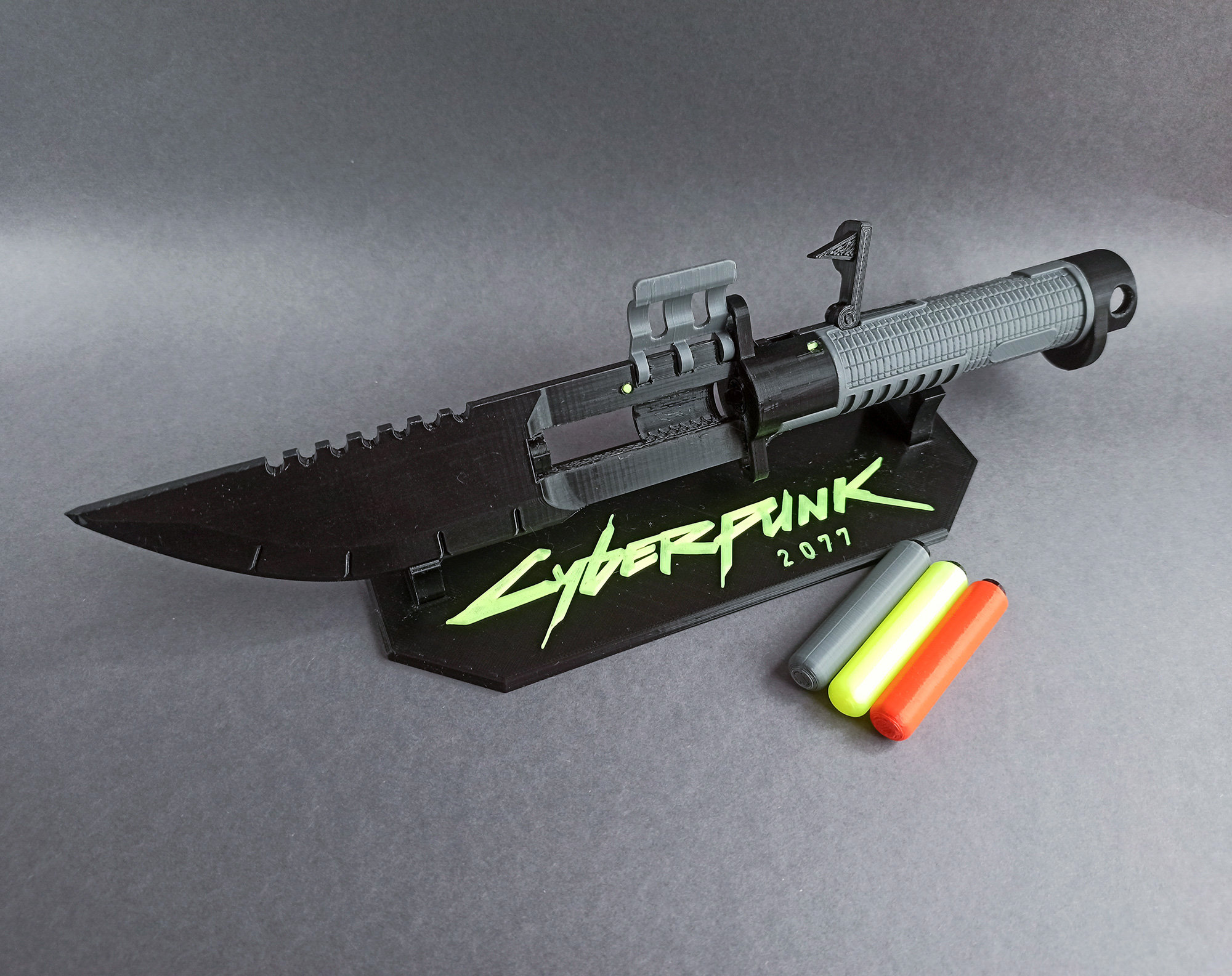 Cyberpunk 2077 Combat Knife Model Neurotoxin 3D Printed Etsy