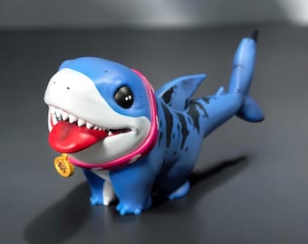Jeff - The Land Shark - Painted Figure - 22/30/40 cm - Resin - 3D Printed - Fan Art