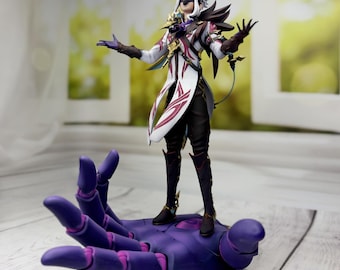 Dottore - Purple version - The Doctor - Painted Figure - Resin - Fan Art