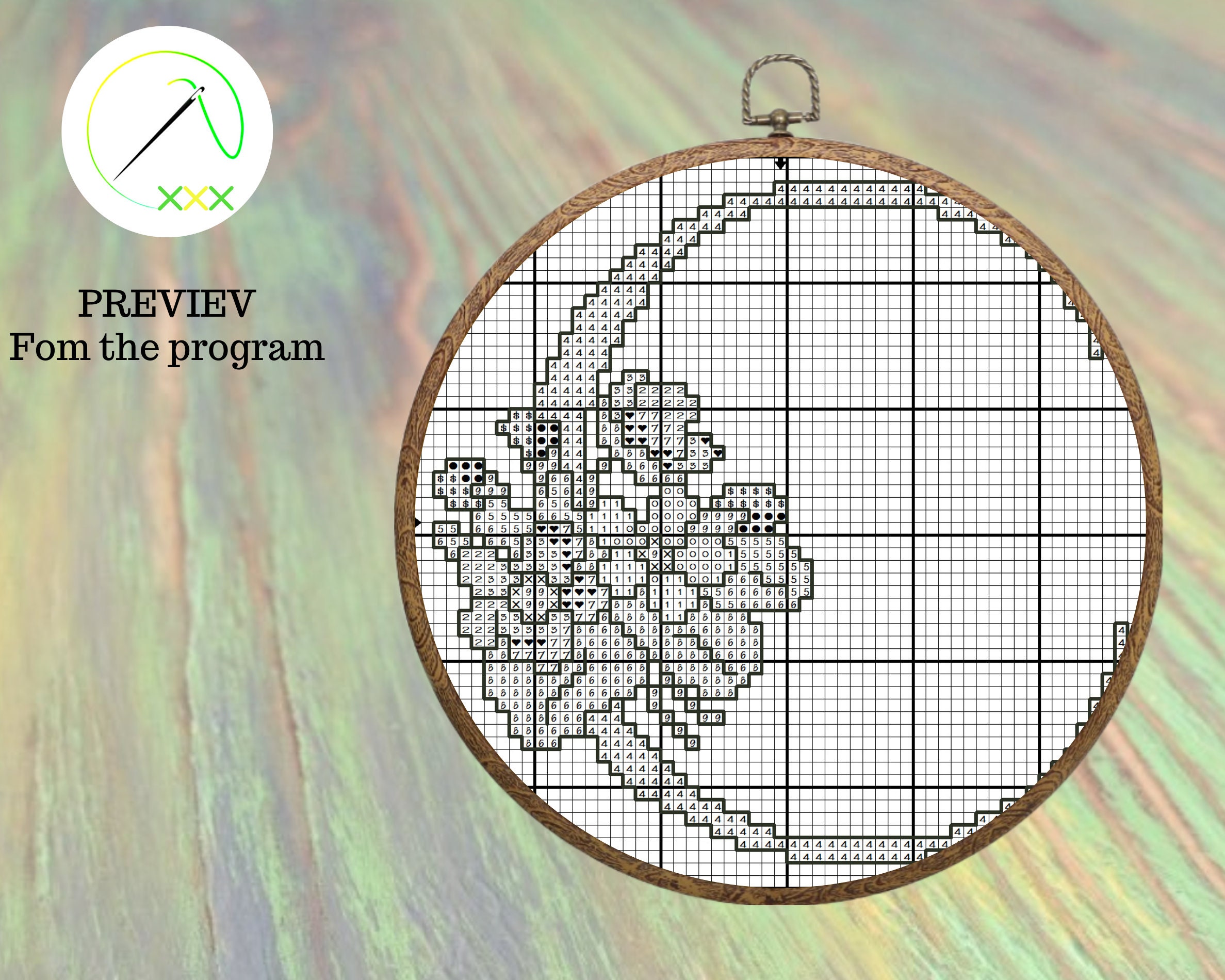 Cross stitch letter C / Alphabet cross stitch pattern / Etsy