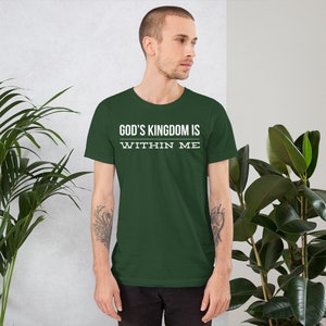 Maglietta del Regno di Dio / Regalo cristiano / Maglietta religiosa / Camicia di Dio / Regalo di Cresima / Regalo religioso / Camicia Fede in Dio