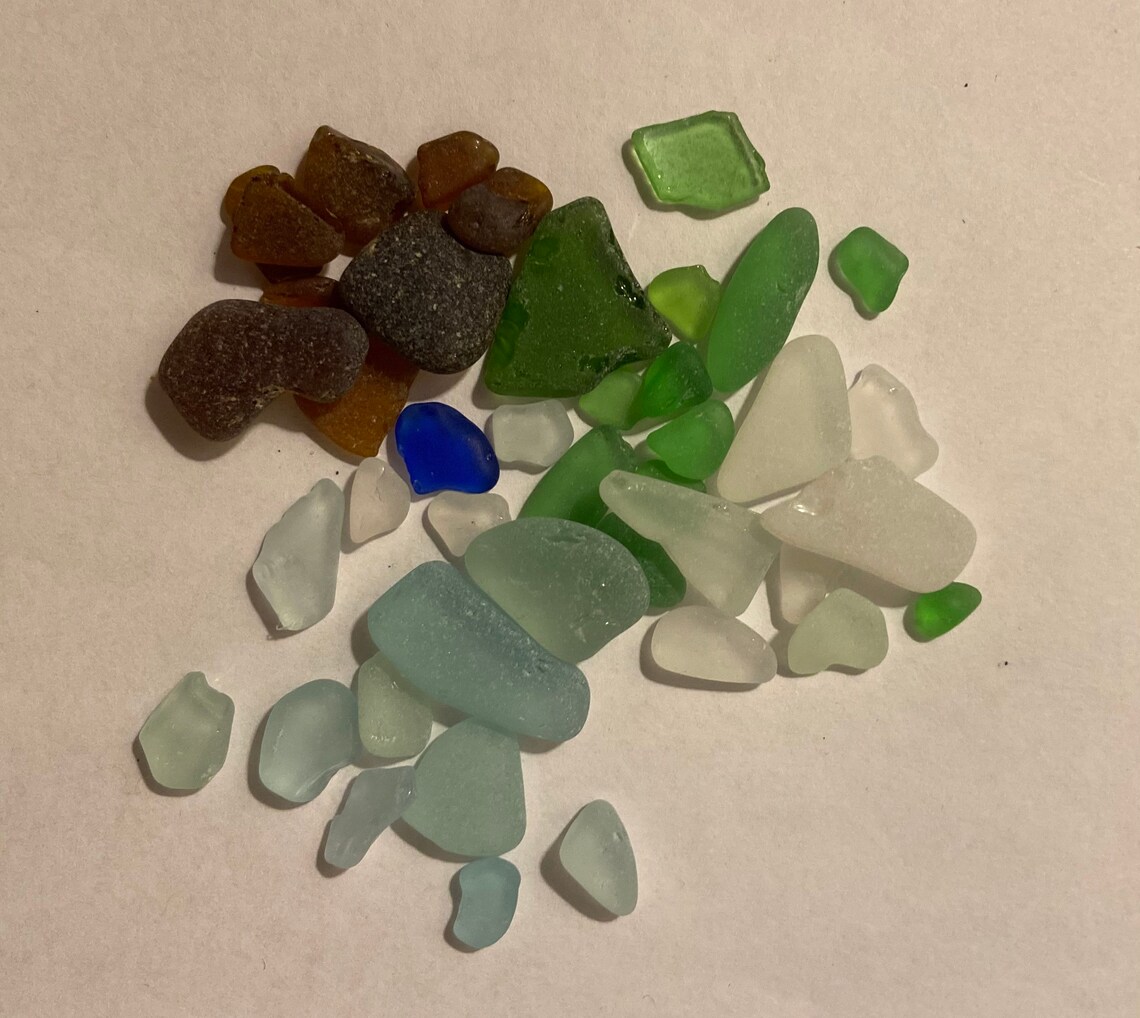 Genuine Lake Erie Beach Glass PendantBottle of Beach Glass Etsy