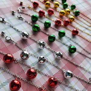 Ring On The Holidays | Glasses Chains | Metal Bells | Gold And Silver Chain | 28in