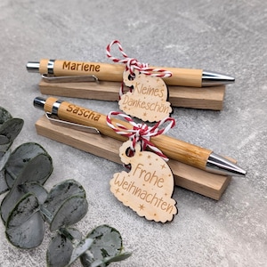 Kugelschreiber „Frohe Weihnachten" | Name personalisiert | Geschenk | Geburtstag | Kleinigkeit | Liebe | "Kleines Dankeschön"