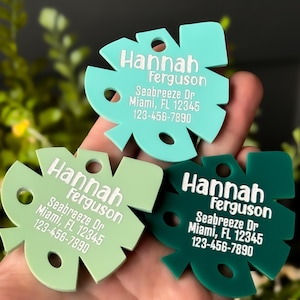 Luggage Tags Personalized, Backpack Tag, Bag Tags, Name Tags For Backpacks, Personalized ID Tags, Custom Luggage Tag, Travel Accessories