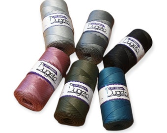 Bugeto PP Ribbon - flat ribbon yarn, 5 mm wide, pocket yarn, glossy yarn