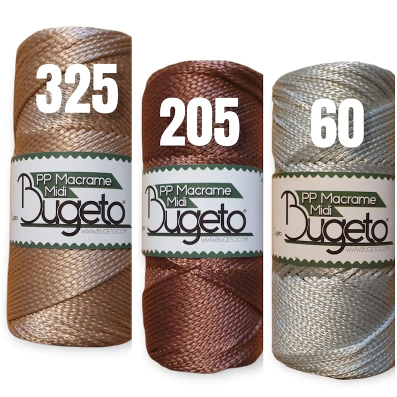 Ropegarn 3mm Taschengarn Outdoor Makrameegarn PP Macrame Midi Bugeto Coffee 205