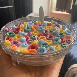 Fruit Loops Cereal Candle image 2