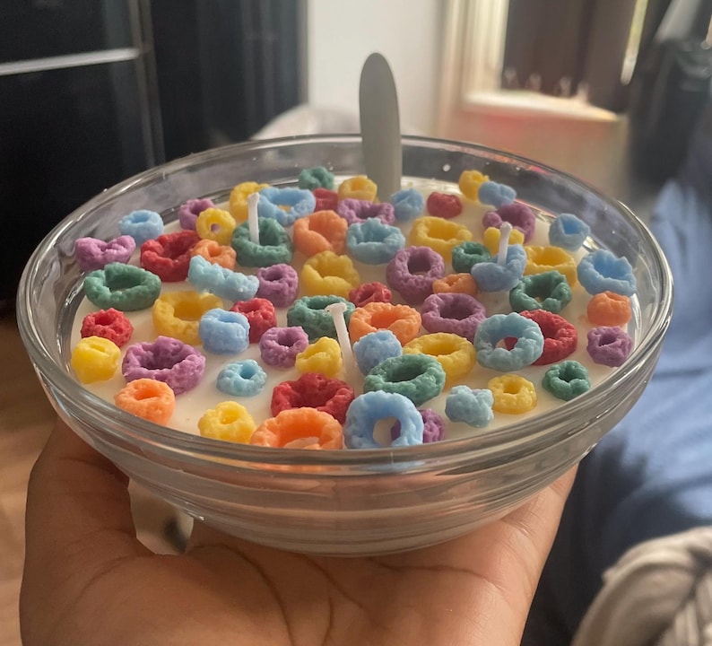 Fruit Loops Cereal Candle image 2