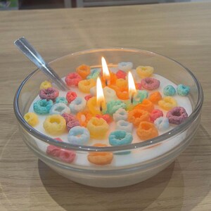 Fruit Loops Cereal Candle image 1
