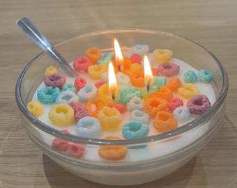Fruit Loops Müsli Kerze