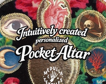 Personalisierter Taschen Altar. Miniatur Schrein handgemacht. personalisiertes Geschenk. Hexe Altar mexiko schrein Dekoration altar geschenk