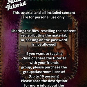 K&ouml;nnte beinhalten: Digitales Bild mit dem Text "Pocket Altar Tutorial" in Wei&szlig;. Das Bild enth&auml;lt Text &uuml;ber die pers&ouml;nliche Nutzung, das Teilen und Gruppenlizenzen. Der Hintergrund ist ein dunkler, strukturierter Stoff mit dekorativen N&auml;hten.