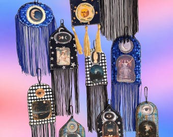 Talismans Small. Moon Collection. Magical Moon Talisman. Altar Decor Moon Witch Decor. Original Artwork Handmade by the artist