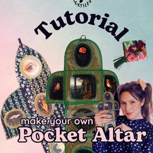 Pocket Altar Tutorial. Pocket Shrine Tutorial Altar Pattern Pocket Altar Sewing Tutorial