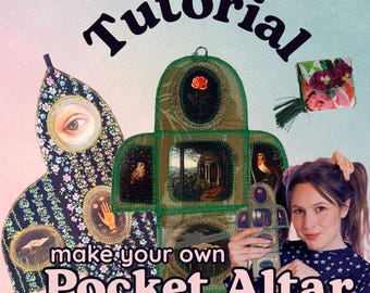 Pocket Altar Tutorial. Pocket Shrine Tutorial Altar Pattern Pocket Altar Sewing Tutorial