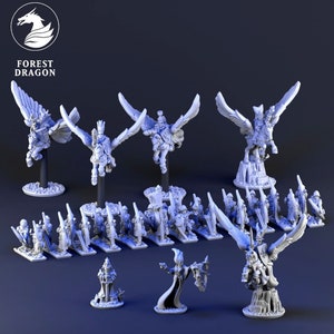 Chivalric Knights Starter Force - 10mm - Warmaster -  - Forest Dragon Minis