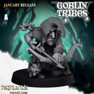 Goblins - Archers -  Goblin Tribes - 32mm/28mm - Ideal for Tabletop RPGs | Dungeons and Dragons - Highlands Miniatures