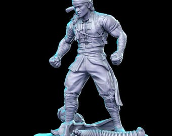 Liu Kang - RN EStudio - Juegos de mesa DnD - Miniatura de resina