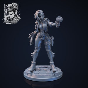 Jen Spitfire 54mm - Ronin Art Workshop - DnD Tabletop Games - Resin Miniature