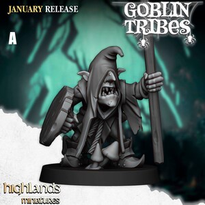 Goblins - Pikemen -  Goblin Tribes - 32mm/28mm - Ideal for Tabletop RPGs | Dungeons and Dragons - Highlands Miniatures