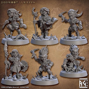 Deeproot Lurikeen - Guilda de Artesãos - Jogos de Mesa de D&D - Miniatura de Resina