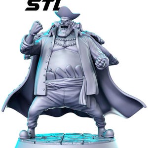 Blackbeard - RN EStudio - DnD Tabletop Games - Resin Miniature