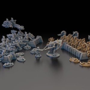 GMO Wars Starter Set - Tabletop RPG - Wargaming - 6mm - Sifi - Resin Miniatures