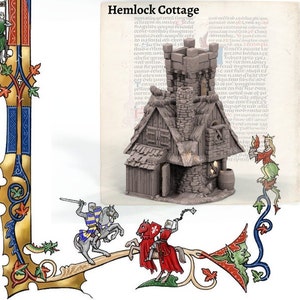 Scenery/Terrain - Hemlock Cottage -  10mm scale - Resin Models