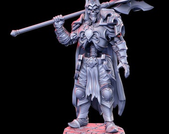 Okharon (undead warrior king) - RN EStudio - DnD Tabletop Games - Resin Miniature