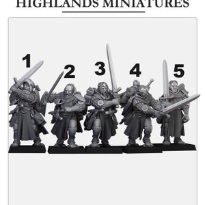 Questing Knights - Gallia - 32mm/28mm - Ideal for Tabletop RPGs | Dungeons and Dragons - Highlands Miniatures