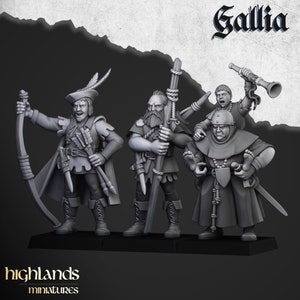 Sherwood Heroes/Archers/Outlaws - 32mm/28mm - Ideal for Tabletop RPGs | Dungeons and Dragons - Highlands Miniatures