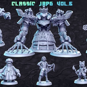 JRPG Collection -  RN EStudio - DnD Tabletop Games - Resin Miniature