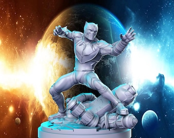 Black Panther - Supereroi - RN EStudio - Giochi da tavolo - Miniature in resina
