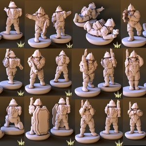 Space Conscripts - 15mm - Wargaming Army/Proxy Models - Resin Miniatures