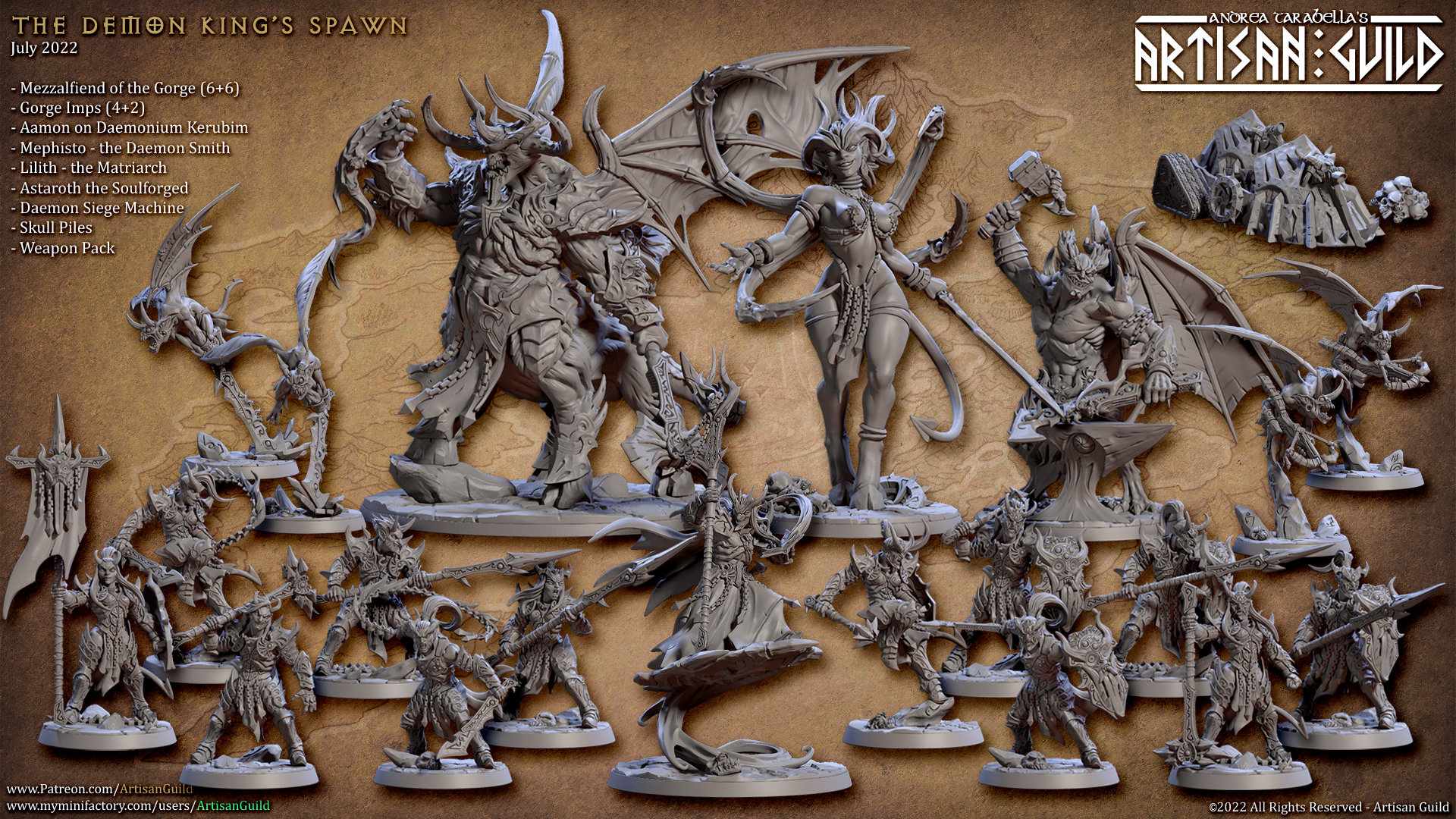 The Demon King's Spawn - Tieflings - Artisan Guild - Dnd Tabletop