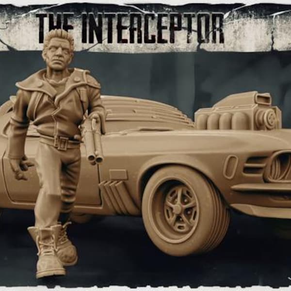 The Interceptor - Kraken 3d Studios - TabletopRPG - DnD Tabletop Games - Resin Miniature