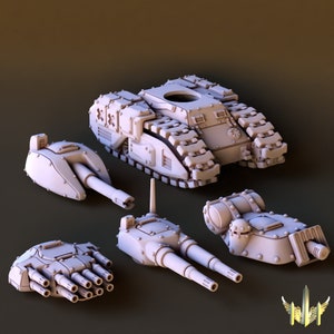 Space Conscripts Tank - 15mm - Wargaming Army/Proxy Models - Resin Miniatures