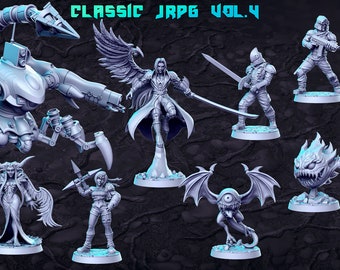 Classic JRPG Vol4 Collection - RN EStudio - DnD Tabletop Games - Resin Miniature