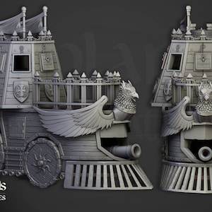 The Iron Opinicus - Kingdom of Sunland - 32mm/28mm - Ideal for Tabletop RPGs | Dungeons and Dragons - Highlands Miniatures