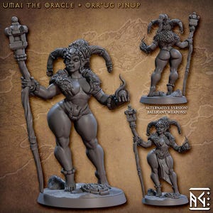 Umai the Oracle - Artisan Guild - DnD Tabletop Games - Resin Miniature