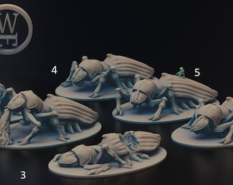 Voidship Troopers - Tanker Bugs - Tabletop RPG - Wargaming - 6mm - Sifi - Resin Miniatures