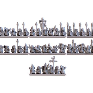 Halblinge -Infanterie - 10mm Detailierte Miniaturen oldhammer Kriegsmeister könige des krieges