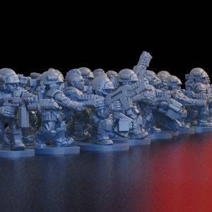 ESTO Marines - 6mm - Epic - Resin Miniatures