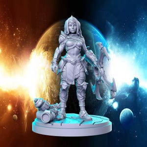 Sivir - Super Heroes-  RN EStudio - Tabletop Games - Resin Miniature