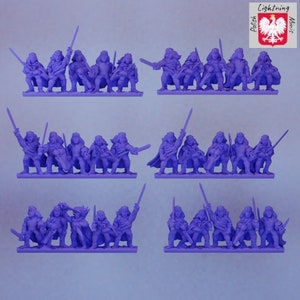 Mercenary Army - Swordmen -  Revolution - Detailed Miniatures