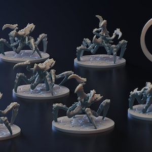 Voidship Troopers - Lion Bugs - Tabletop RPG - Wargaming - 6mm - Sifi - Resin Miniatures