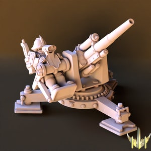 Space Conscripts Flak Cannon - 15mm - Wargaming Army/Proxy Models - Resin Miniatures