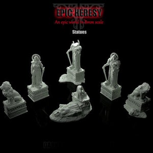 Statues - Epic Scale - Wargaming - Scatter Terrain