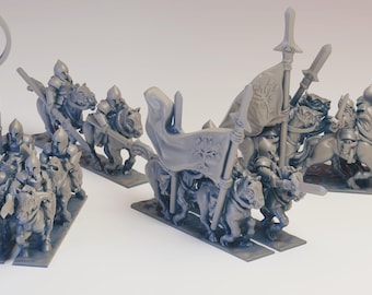 White Knights - Knights - 10mm - Revolution - Detailed Miniatures